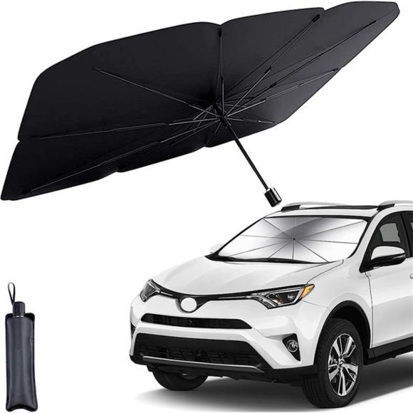 Car Windshield Sunshade Umbrella Foldable Car Sun Visor Front Window Sun Shade - Picture 1 of 7